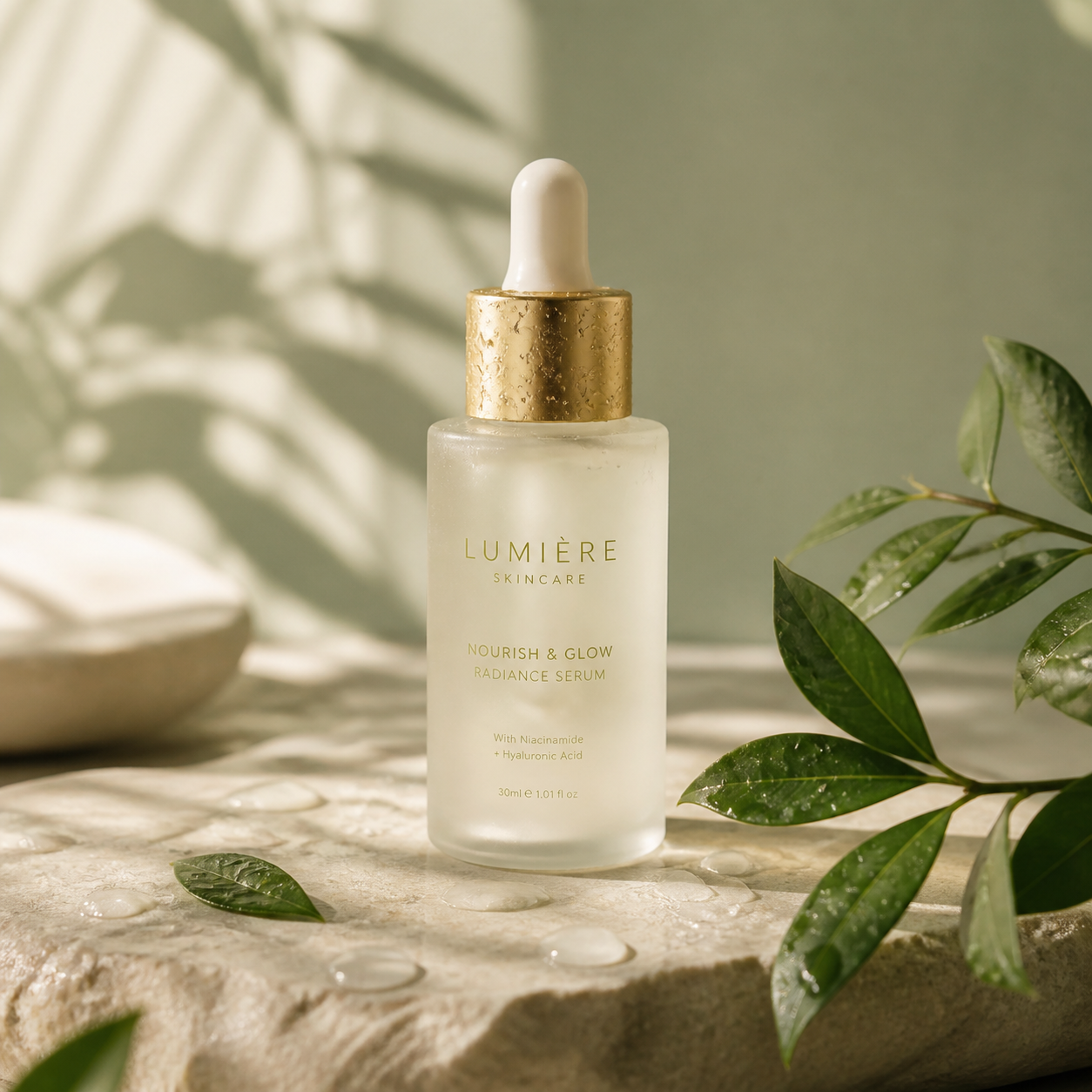 Skincare Product Lifestyle Shot
